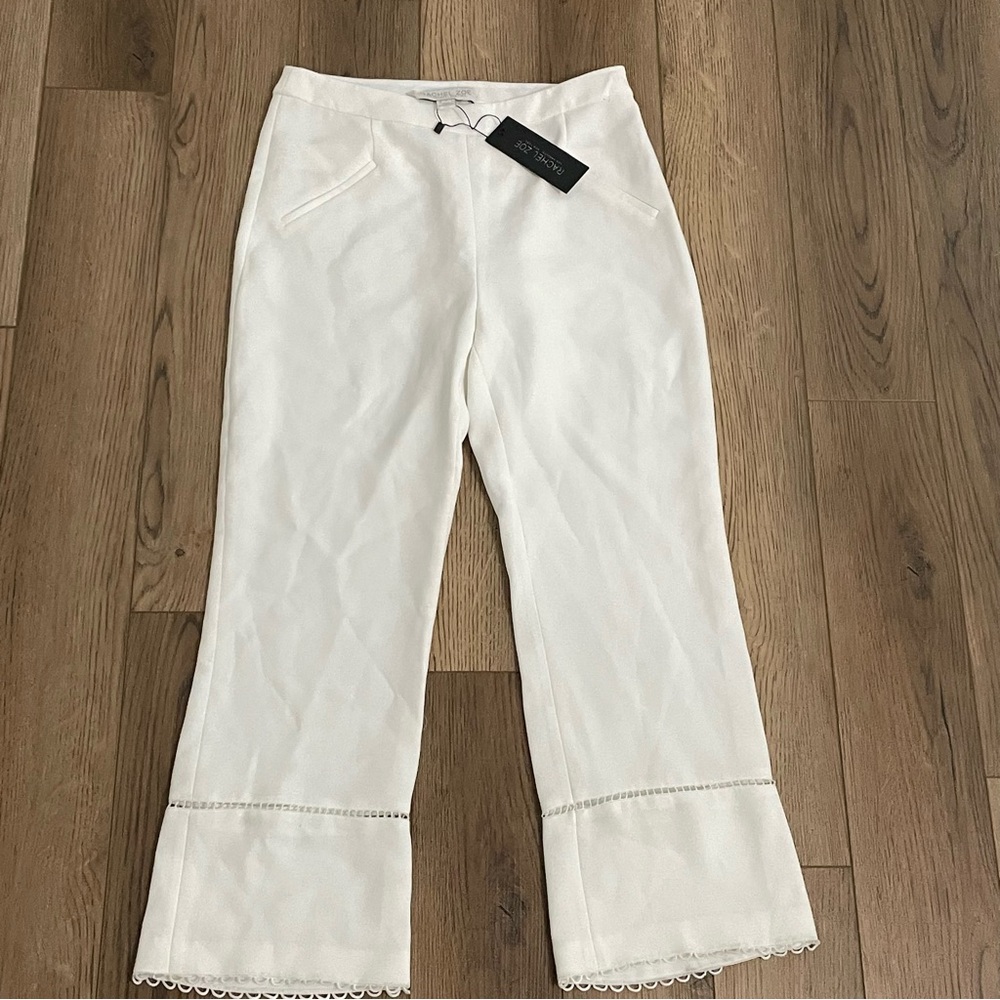 Racheel Zoe Michelle Straight Leg Crop White‎